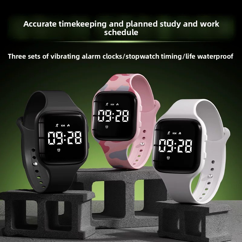 Running Watch - Relógio inteligente com alarme silencioso e
