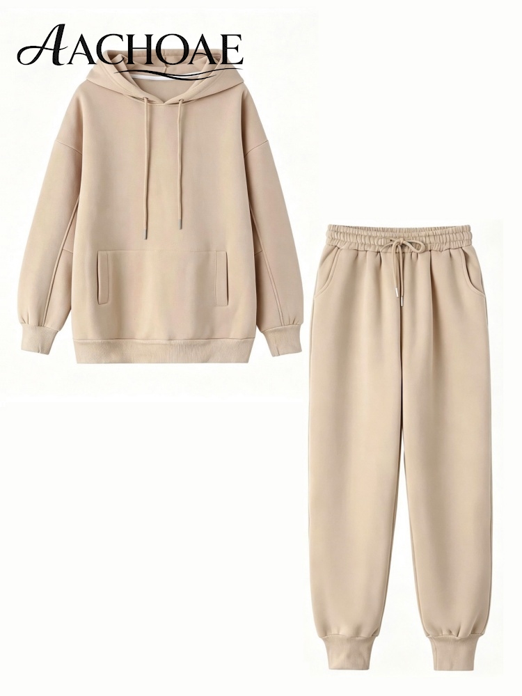 Joggers Pants - Conjunto de Moletom Feminino AACHOAE com