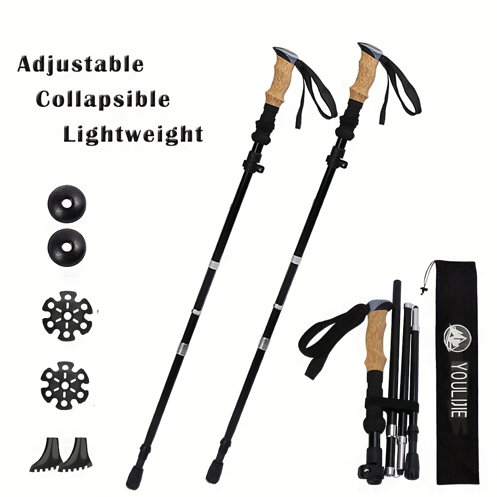 Trekking Pole Carbon - Bastões de caminhada de trekking ultra-forros
