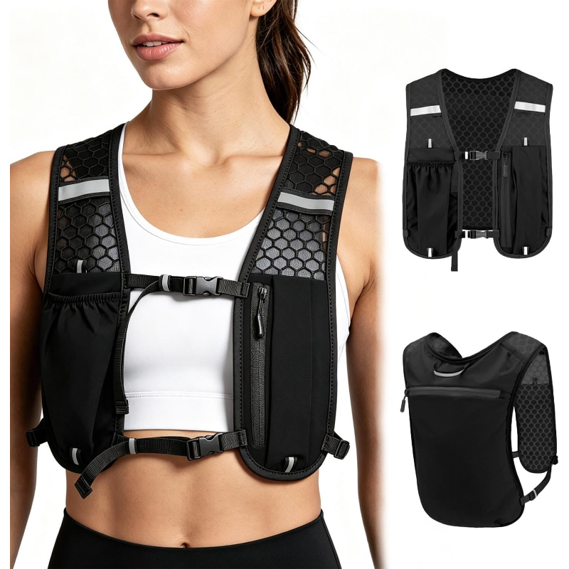 Hydration Vest - Colete de Hidratação WOOJACK, Mochila Leve
