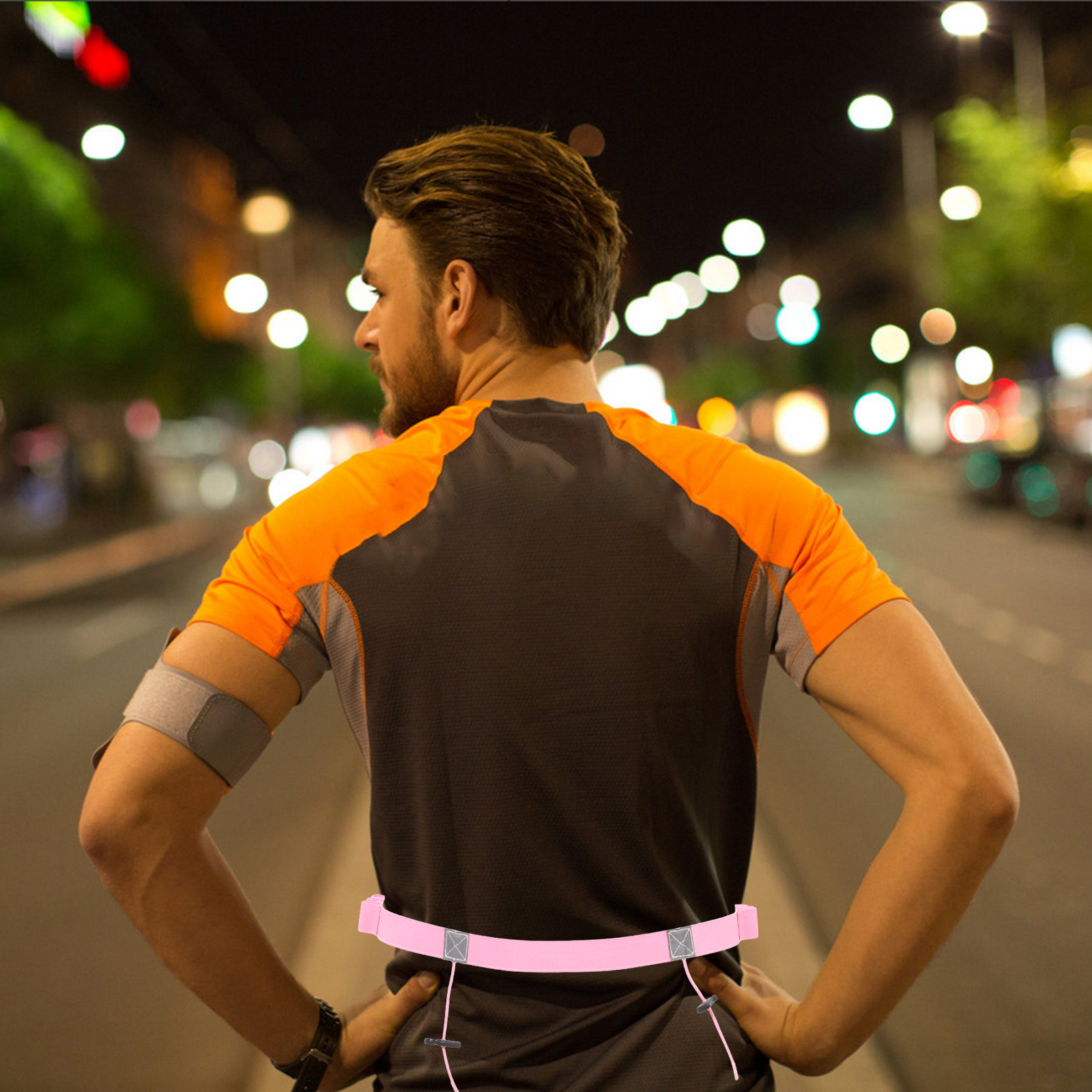 Cinto de corrida refletor leve - Race Bib avaliação e preço