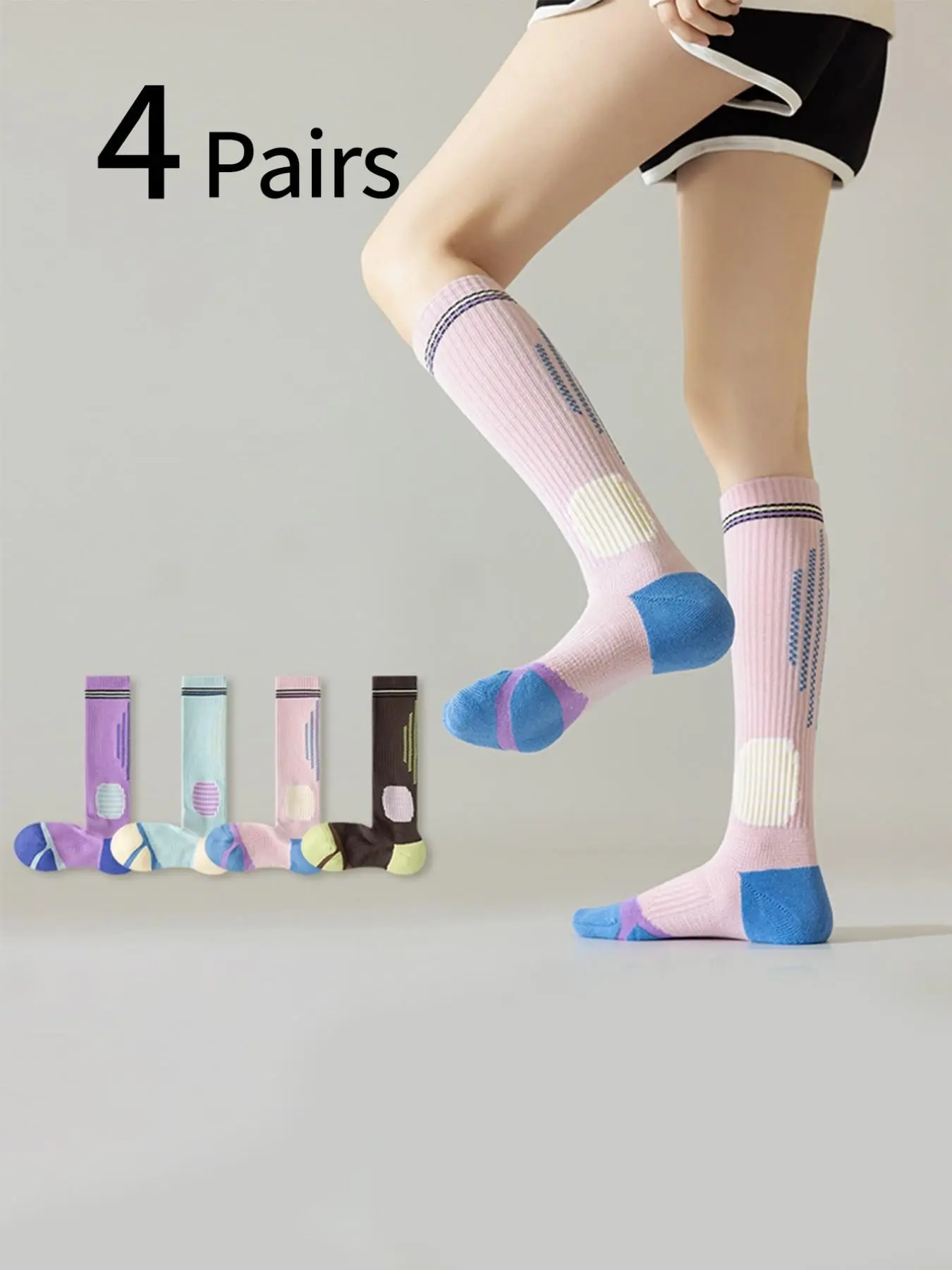 4 pares de meias esportivas fe - Sports Socks avaliação e preço