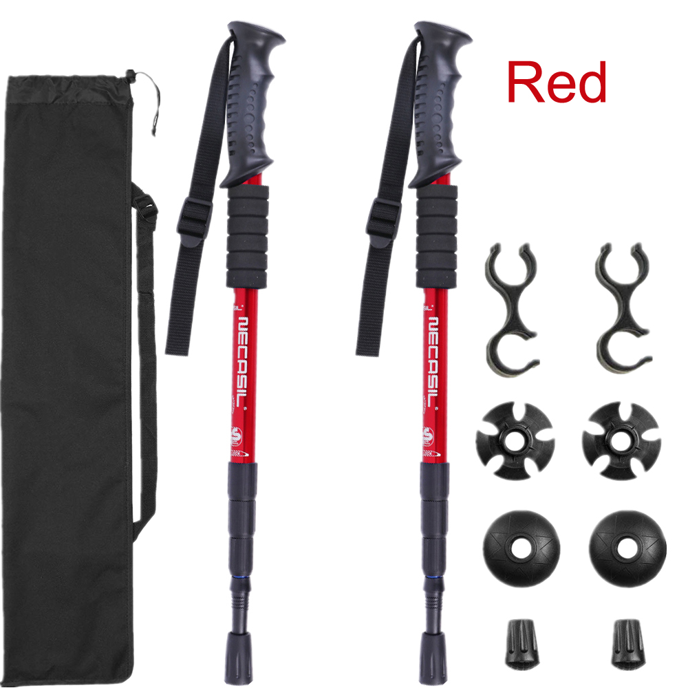 2 pares/lote Bastões de Trekki - Trekking Pole Carbon avaliação e preço