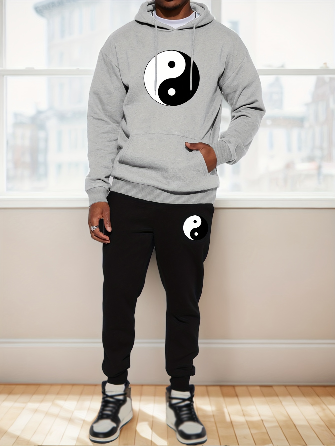 Conjunto de Moletom com Capuz  - Joggers Pants avaliação e preço