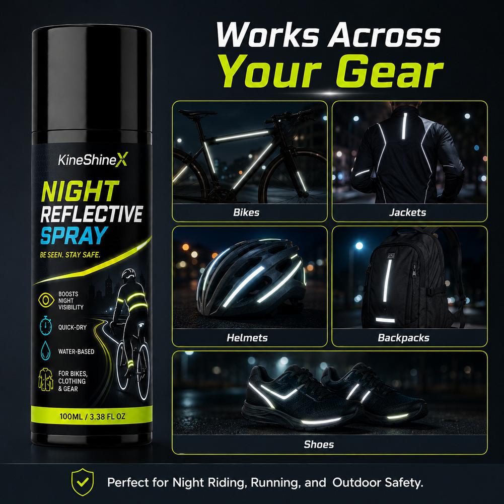 Spray Refletivo Noturno 100ml  - Running Visibility Gear avaliação e preço